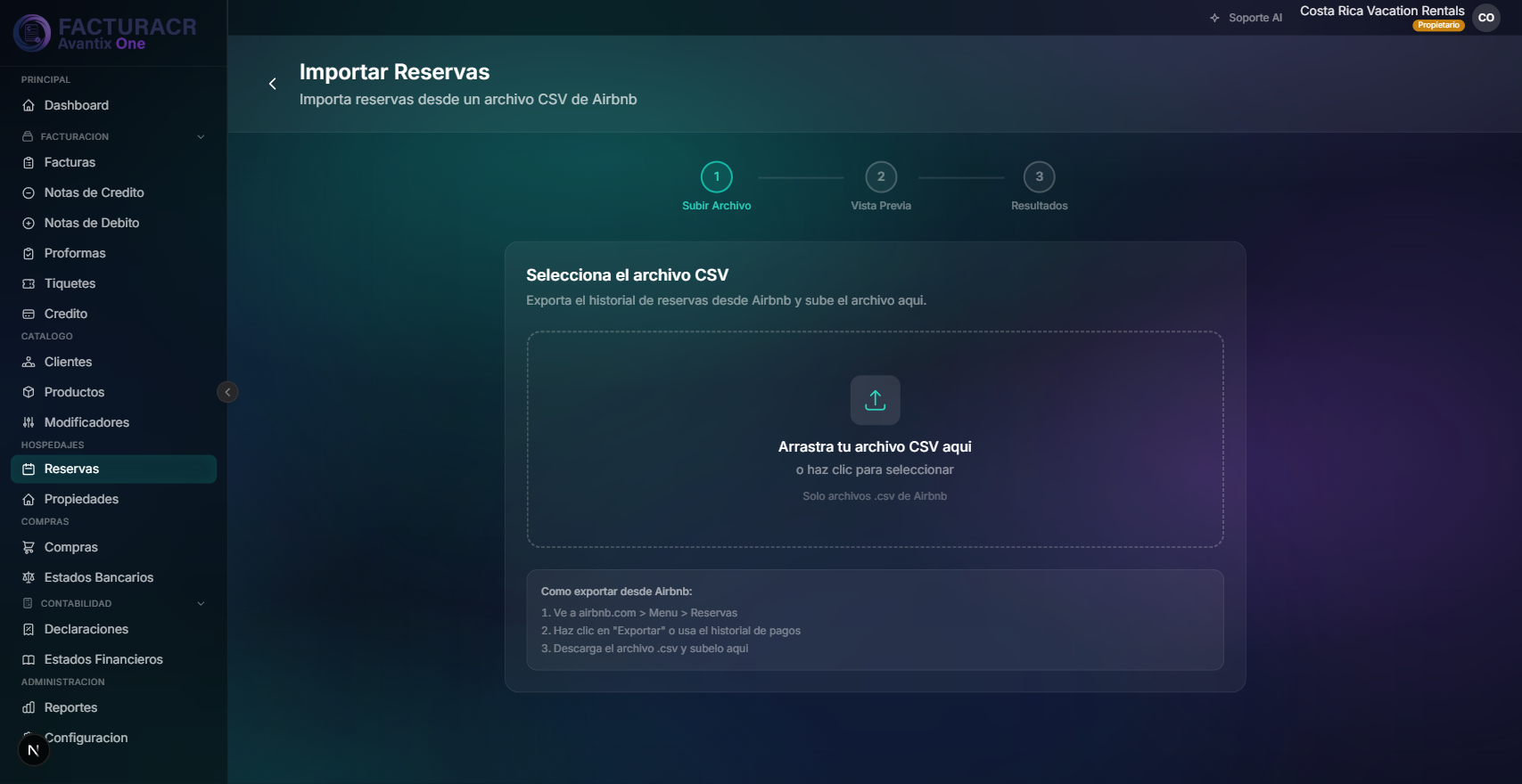 Importá tus reservas